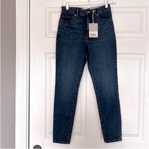 Everlane Authentic High Rise Dark Denim Ankle Jeans NEW